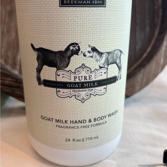 Beekman 1802 Goat Milk Hand & Body Wash • Fragrance Free • 24 oz - Picture 2 of 4